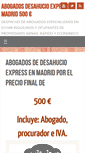 Mobile Screenshot of abogadosdesahucioexpressmadrid.com