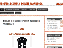 Tablet Screenshot of abogadosdesahucioexpressmadrid.com